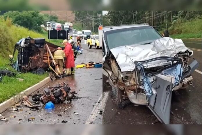 Motorista morre após carro bater em caminhão em Arapongas