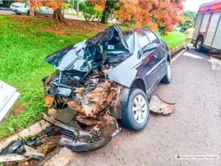 Motorista sofre parada cardiorrespiratória após acidente na BR-376