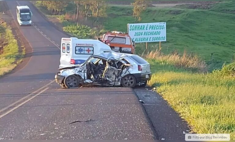 Homem de 34 anos morre em grave acidente na PR-082 no Vale do Ivaí