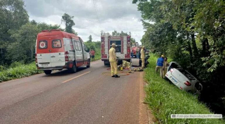 Avô e neto morrem após grave acidente no sudoeste do Paraná