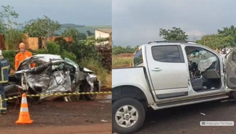 Homem morre após bater de frente com caminhonete PR-444