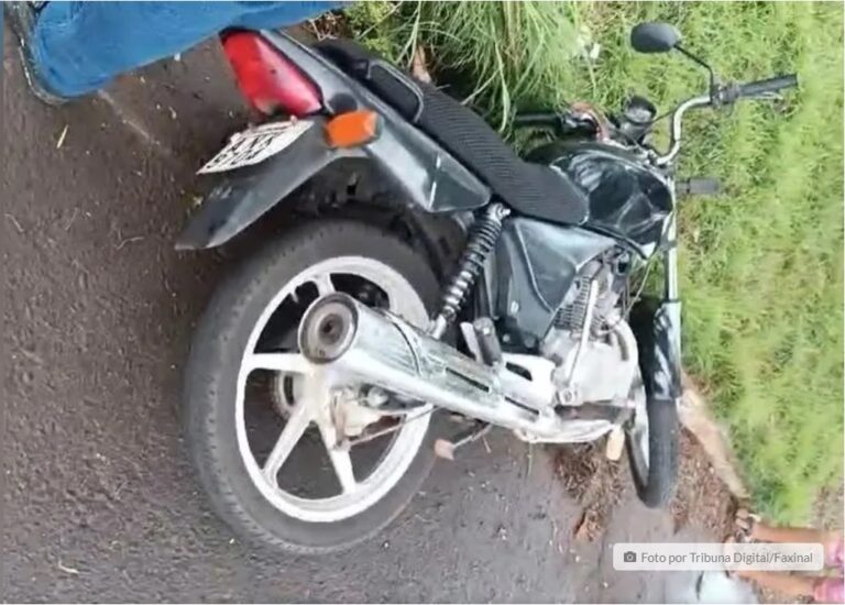 Acidente de trânsito em Faxinal causa morte de jovem motociclista