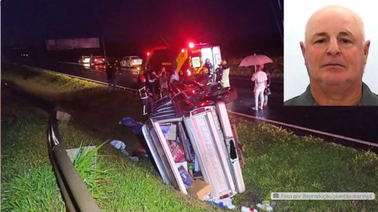 Idoso que estava indo conhecer neto recém-nascido morre em acidente