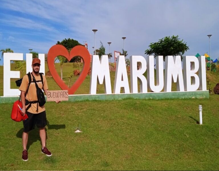 O jovem que partiu de Marumbi de mochila com o sonho de conhecer Buenos Aires na Argentina