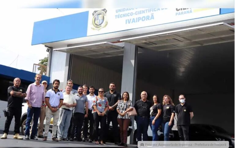 Marcelo Reis visita instalações da Polícia Científica de Ivaiporã