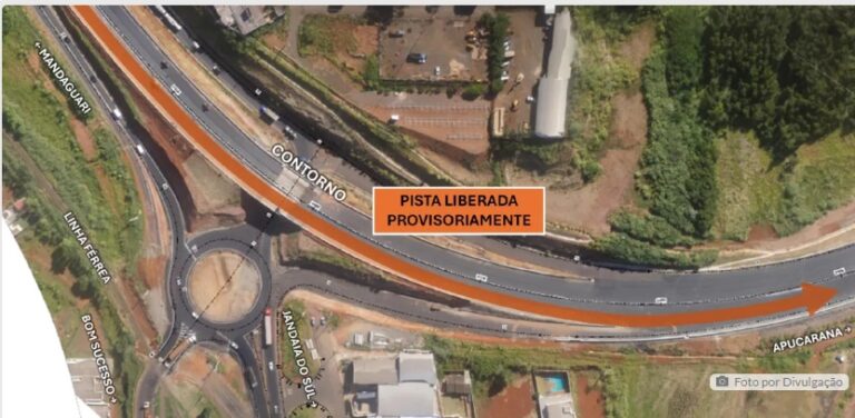 Pista no sentido para Mandaguari foi liberada no Contorno de Jandaia