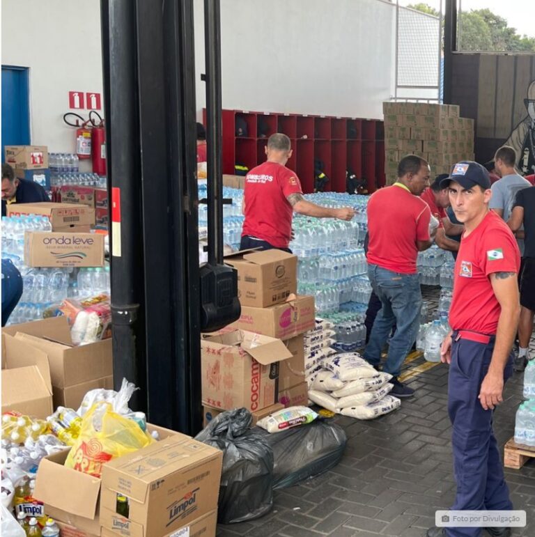 Doações recolhidas pela Defesa Civil de Jandaia do Sul vão para o RS