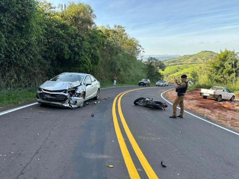 Grave acidente no Dia das Mães tira a vida de jovem motociclista em Rio Branco do Ivaí