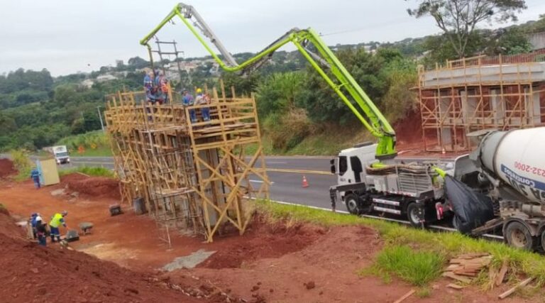 Obras de viadutos em Mandaguari vão bloquear a PR-444 em dois finais de semana