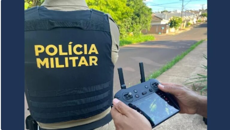 Operação da Polícia Militar em Jandaia: Drone é Utilizado na Busca por Atirador