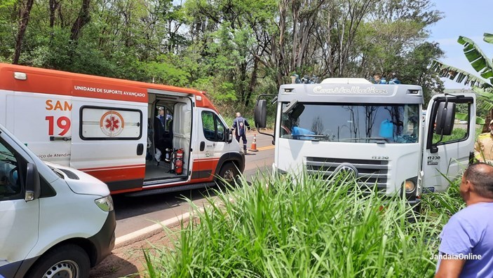 Motorista de caminhão morre após sofrer um mal-estar na BR-369, em Jandaia do Sul.