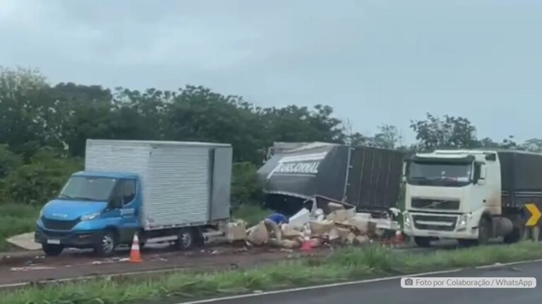 Acidente entre Cambira e Jandaia do Sul é registrado na manhã desta terça-feira (10)