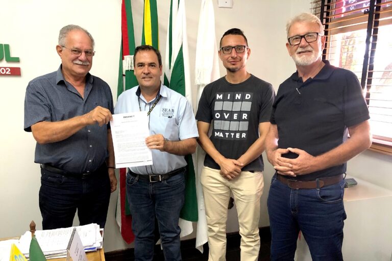 Representantes do SEAB e IDR-PR visitam Prefeitura de Jandaia do Sul