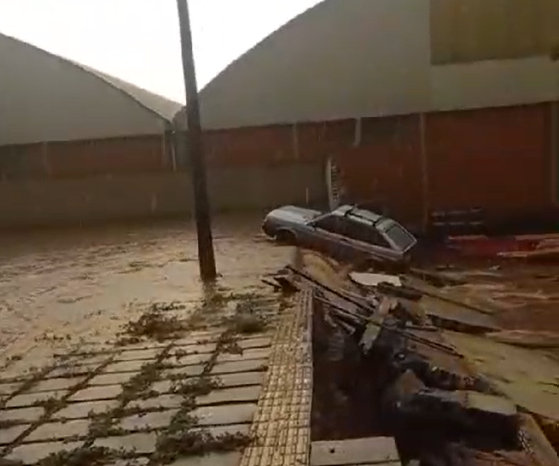 Chuva intensa provocou danos e alagamentos em Campo Mourão